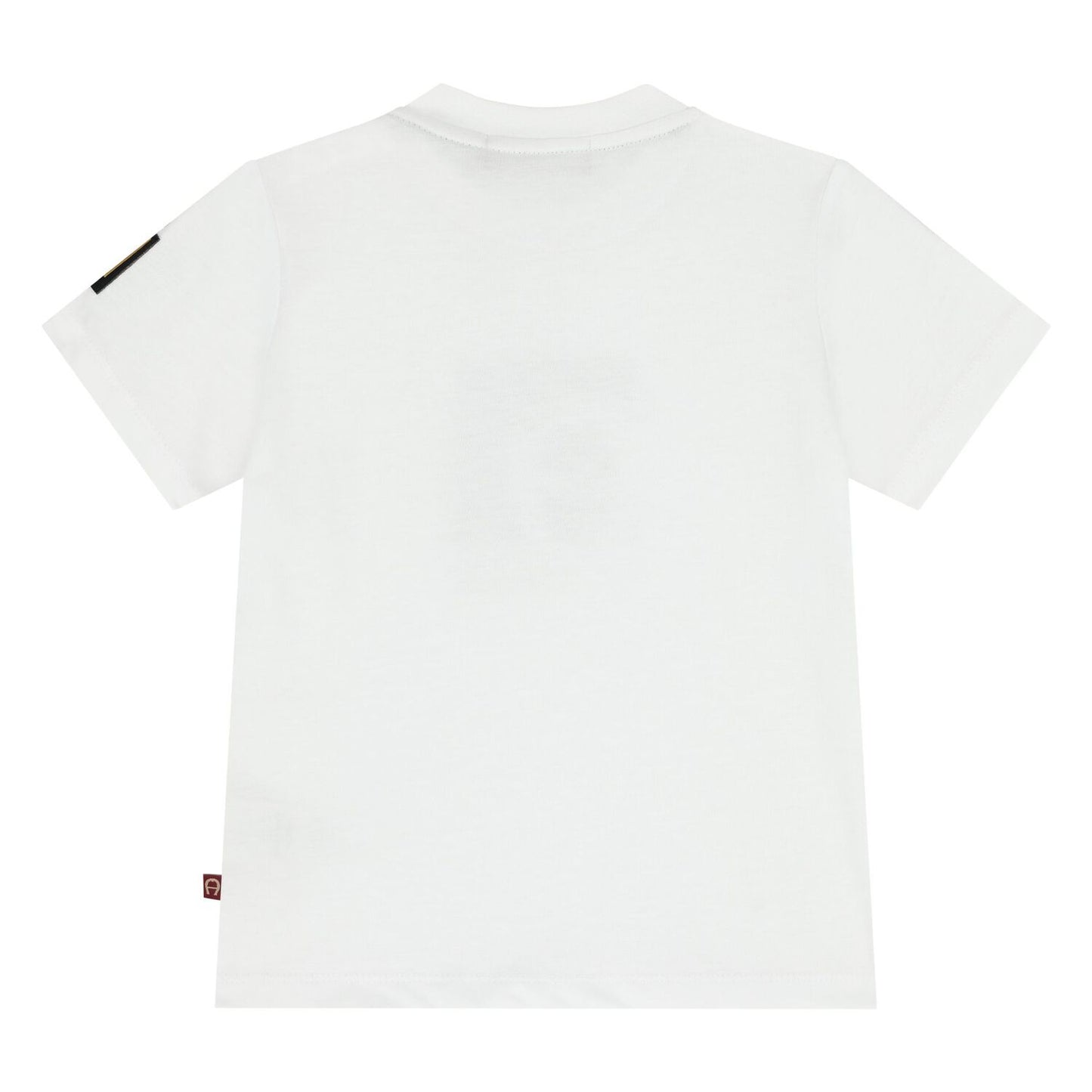 AIGNER Younger Boys White Logo T-Shirt