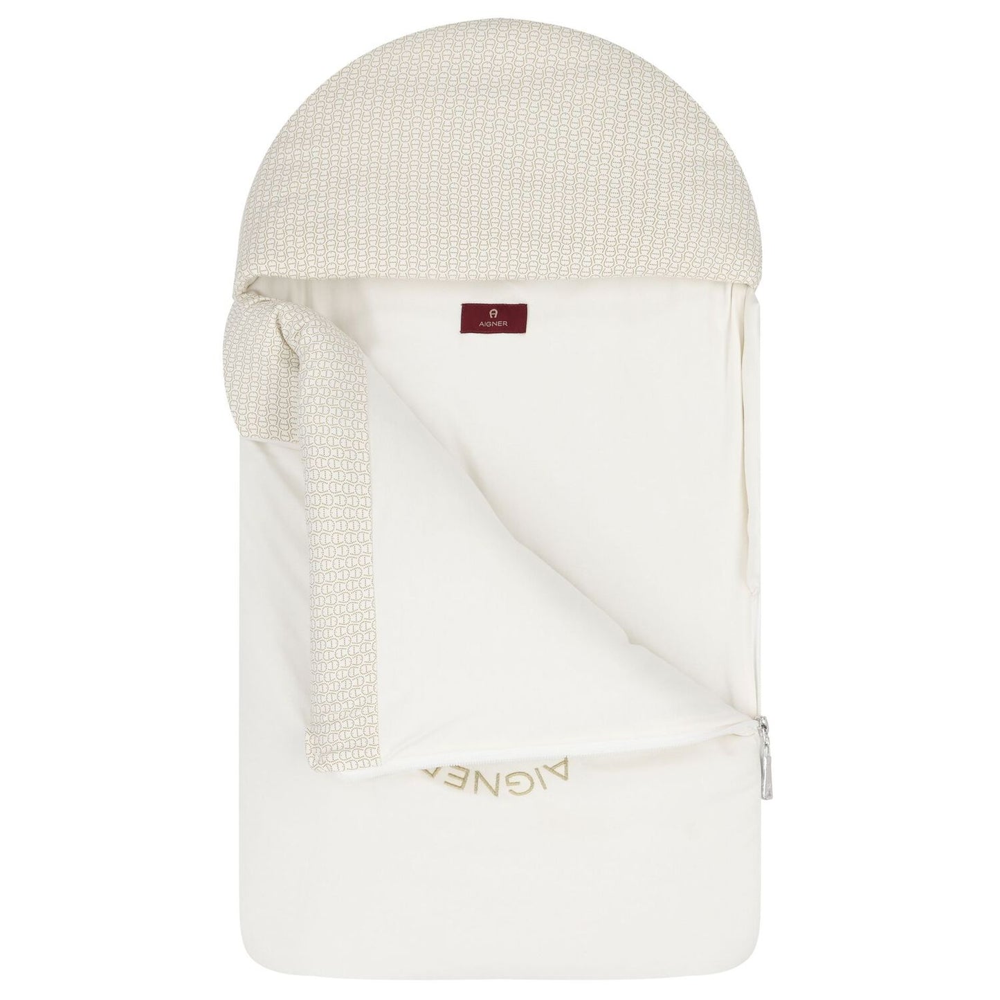 AIGNER Unisex Ivory Logo Baby Nest