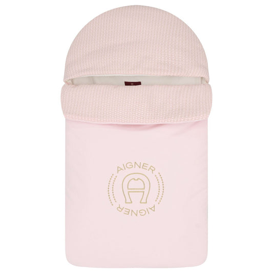 AIGNER Baby Girls Pink & Gold Nest