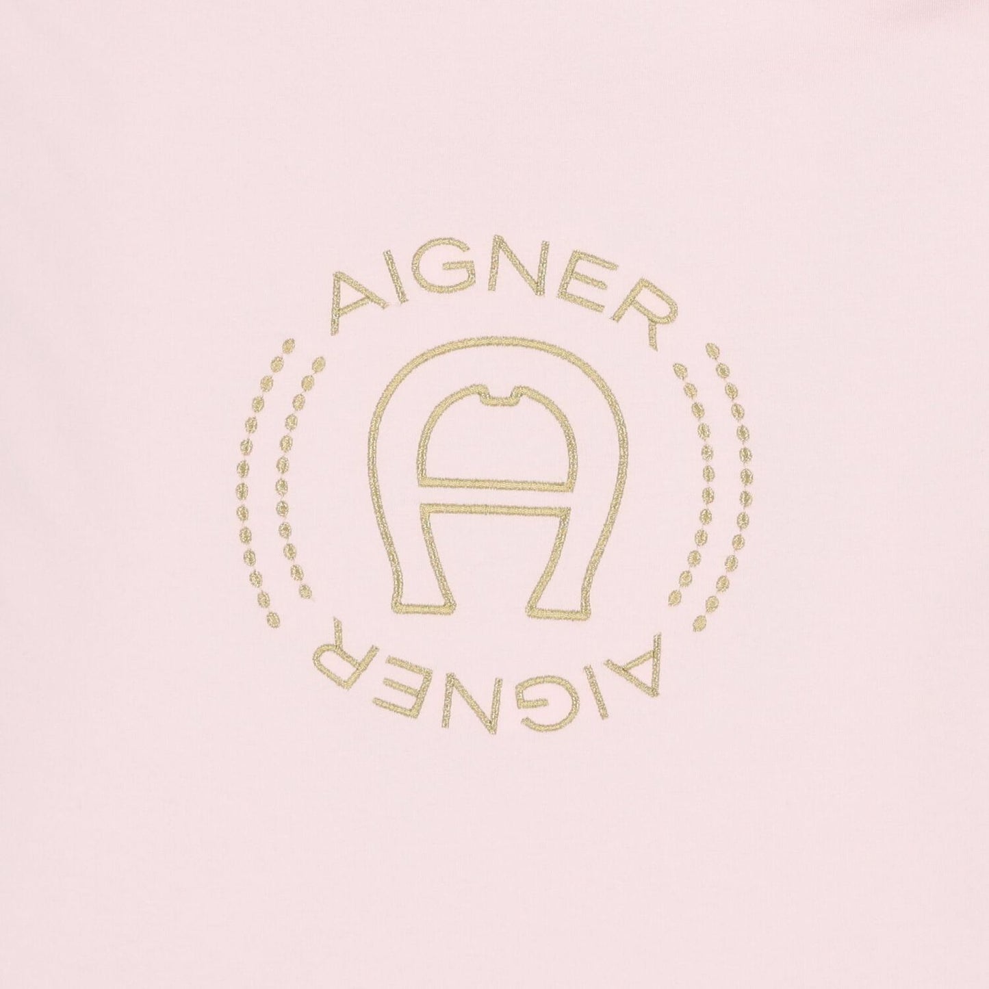 AIGNER Baby Girls Pink & Gold Nest