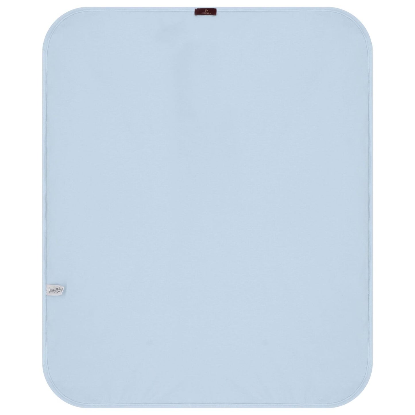 AIGNER Baby Boys Baby Blue Logo Blanket