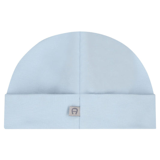 AIGNER Baby Boys Baby Blue Logo Hat