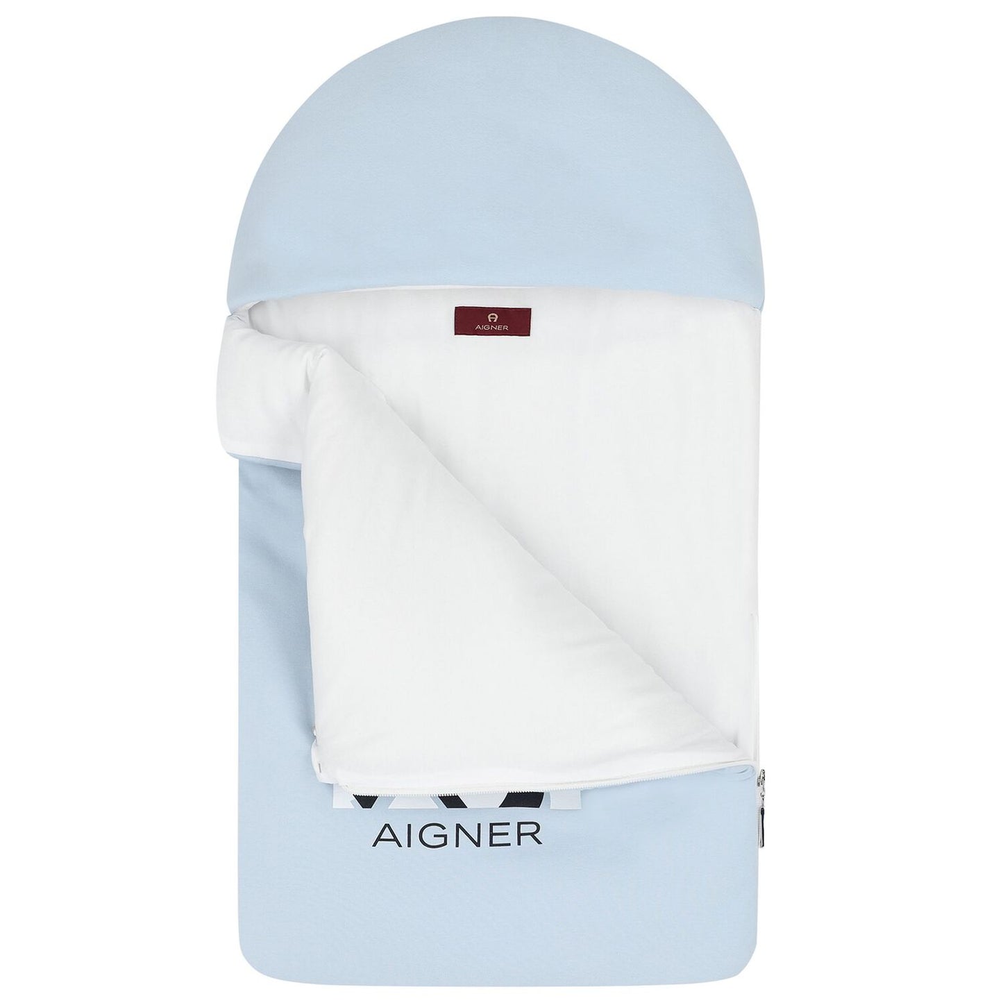 AIGNER Baby Boys Baby Blue & White Logo Nest
