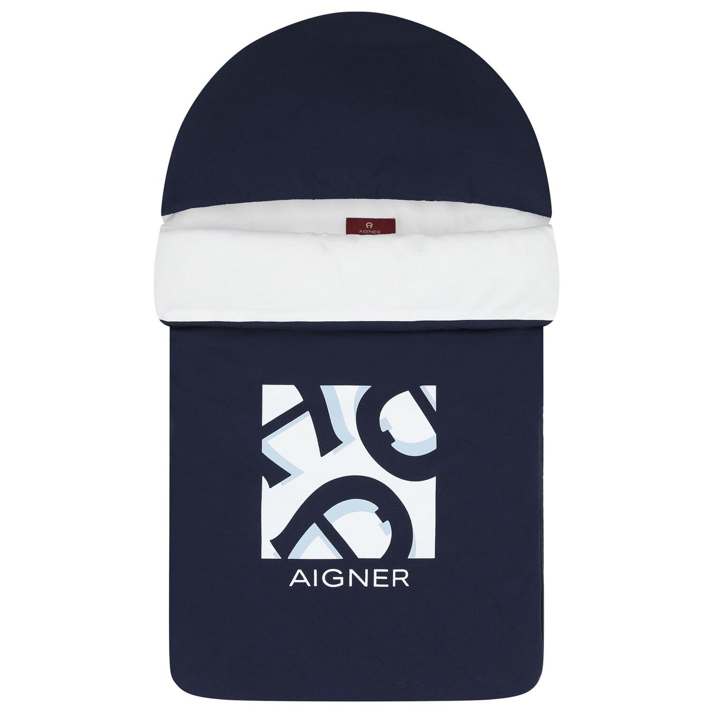 AIGNER Baby Boys Navy & White Logo Nest