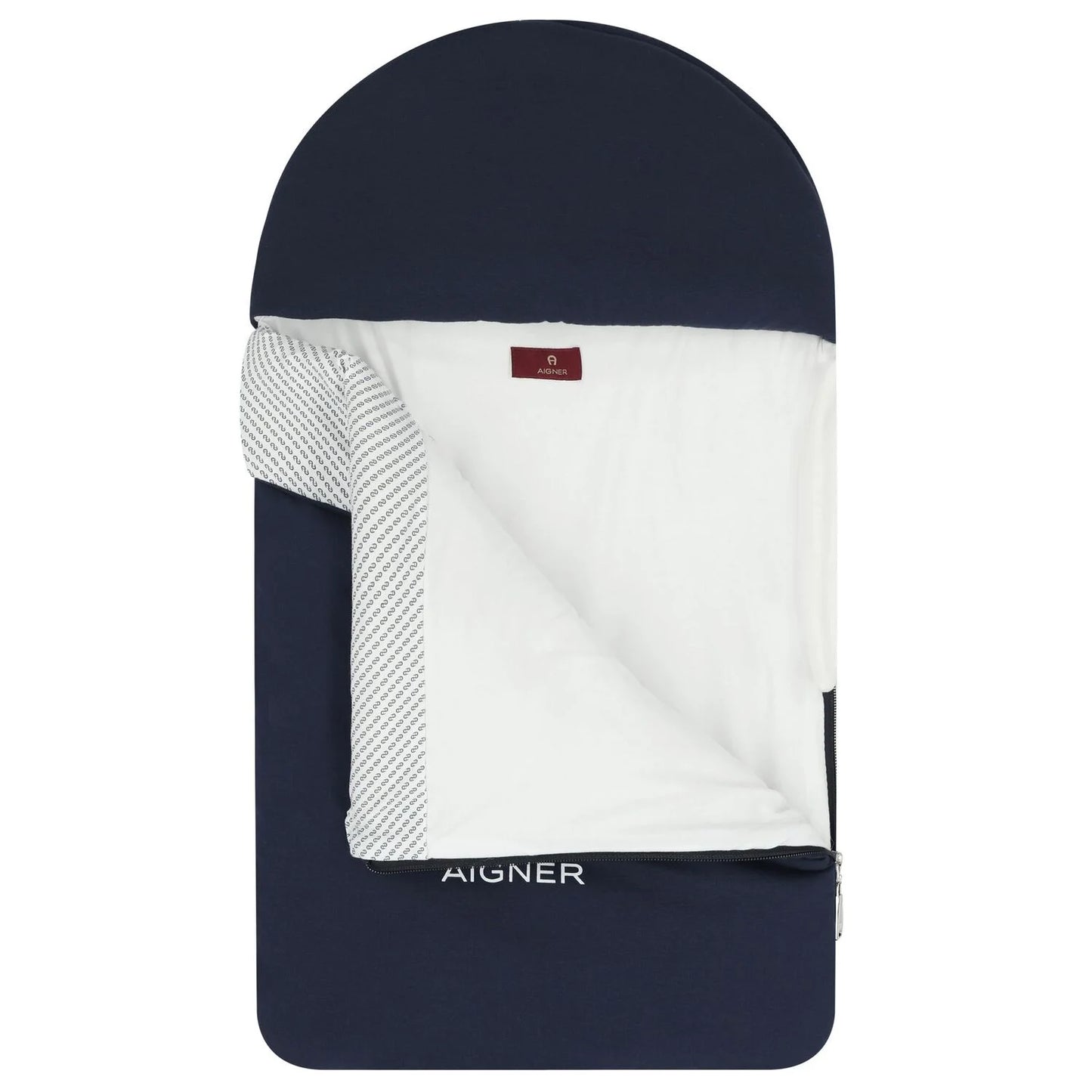 AIGNER Baby Boys Navy Blue & White Logo Nest