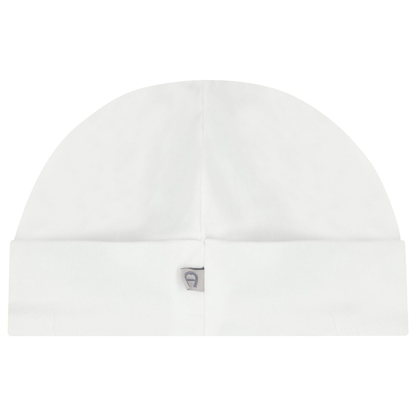 Aigner White Logo Baby Hat