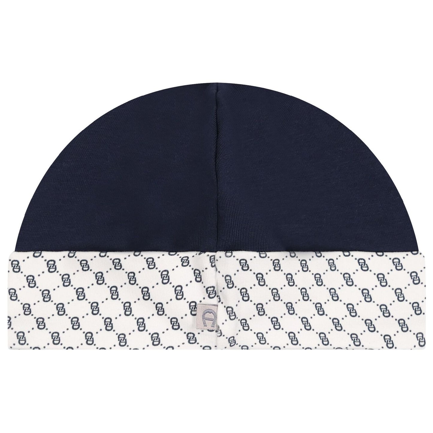 AIGNER Baby Boys Navy Blue & White Logo Hat