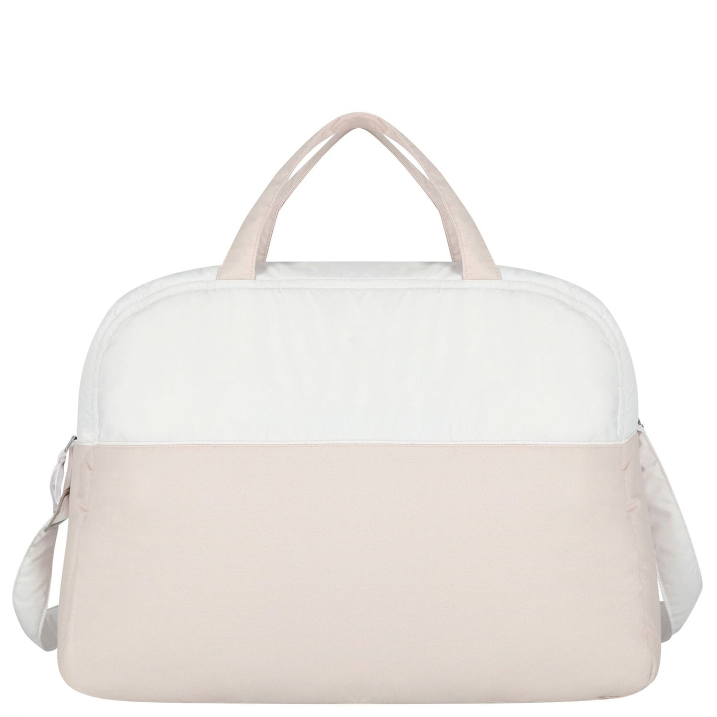 AIGNER White & Beige Logo Baby Changing Bag