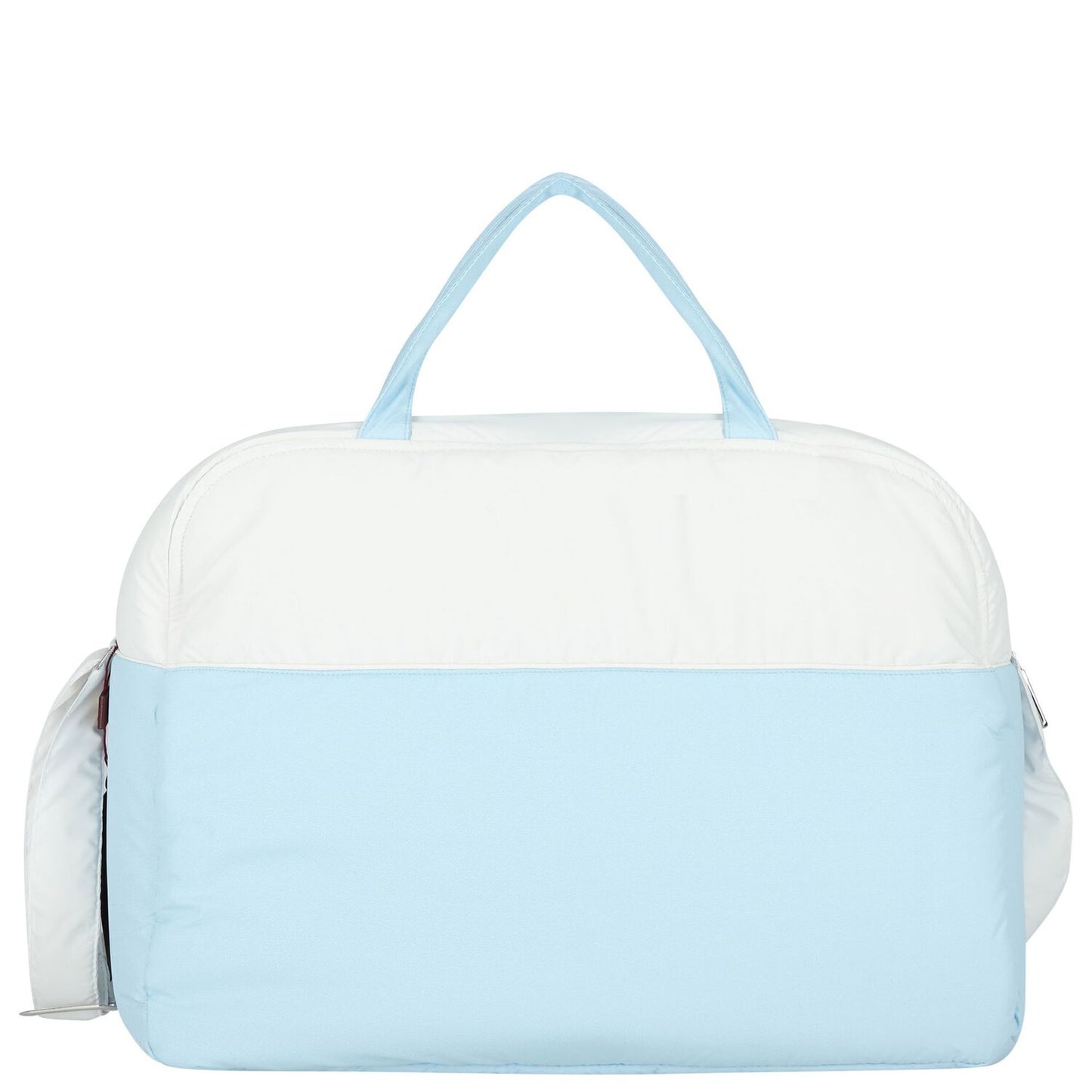 AIGNER Baby Boys White & Blue Logo Changing Bag with Mat