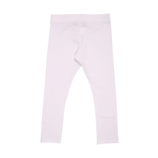 AIGNER Younger Girls White Logo Leggings