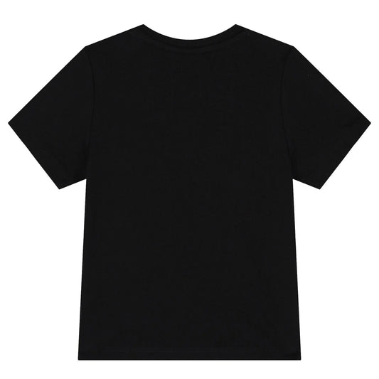 BOSS Younger Boys Black Logo T-Shirt