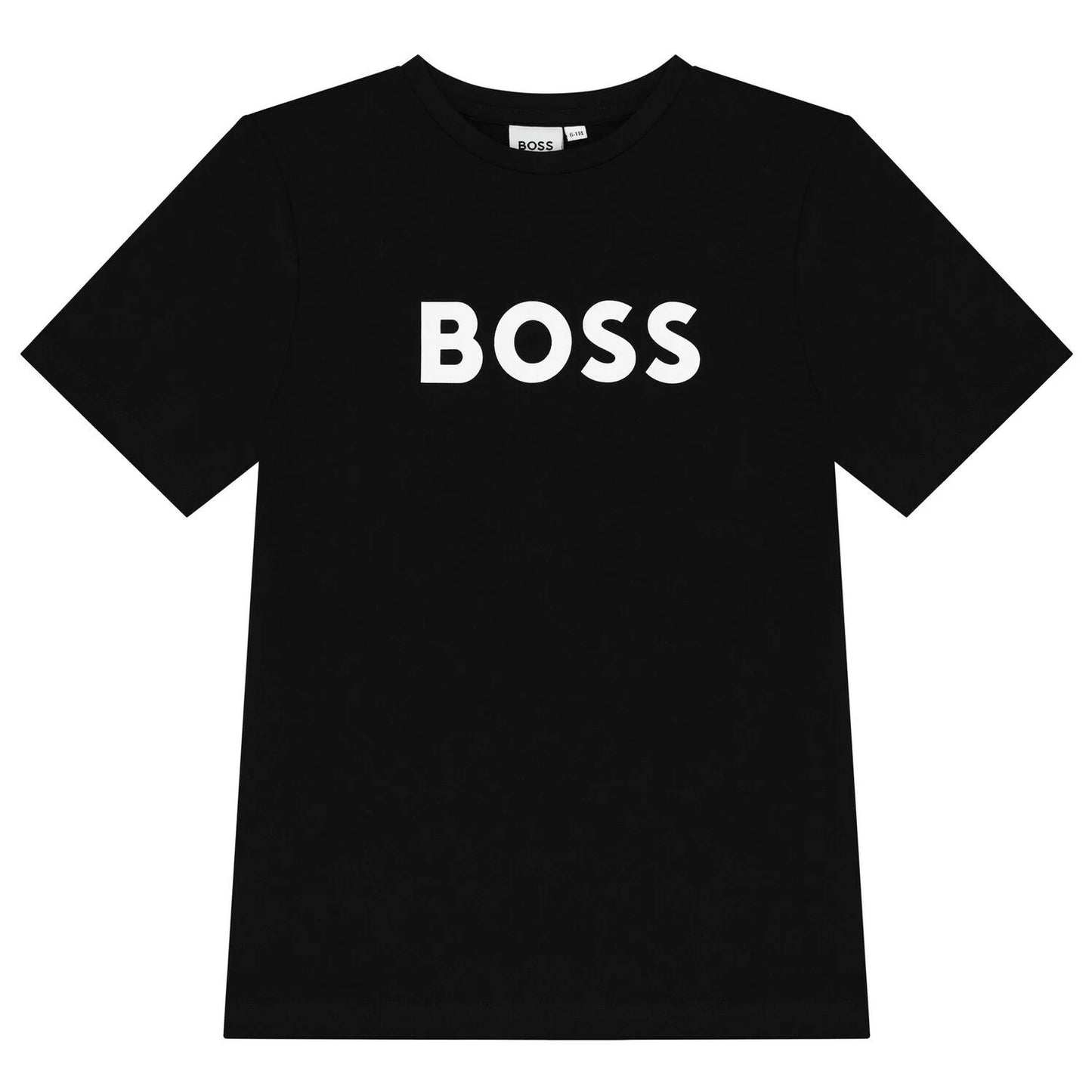 BOSS J25P24/09B Boys Black Logo T-Shirt