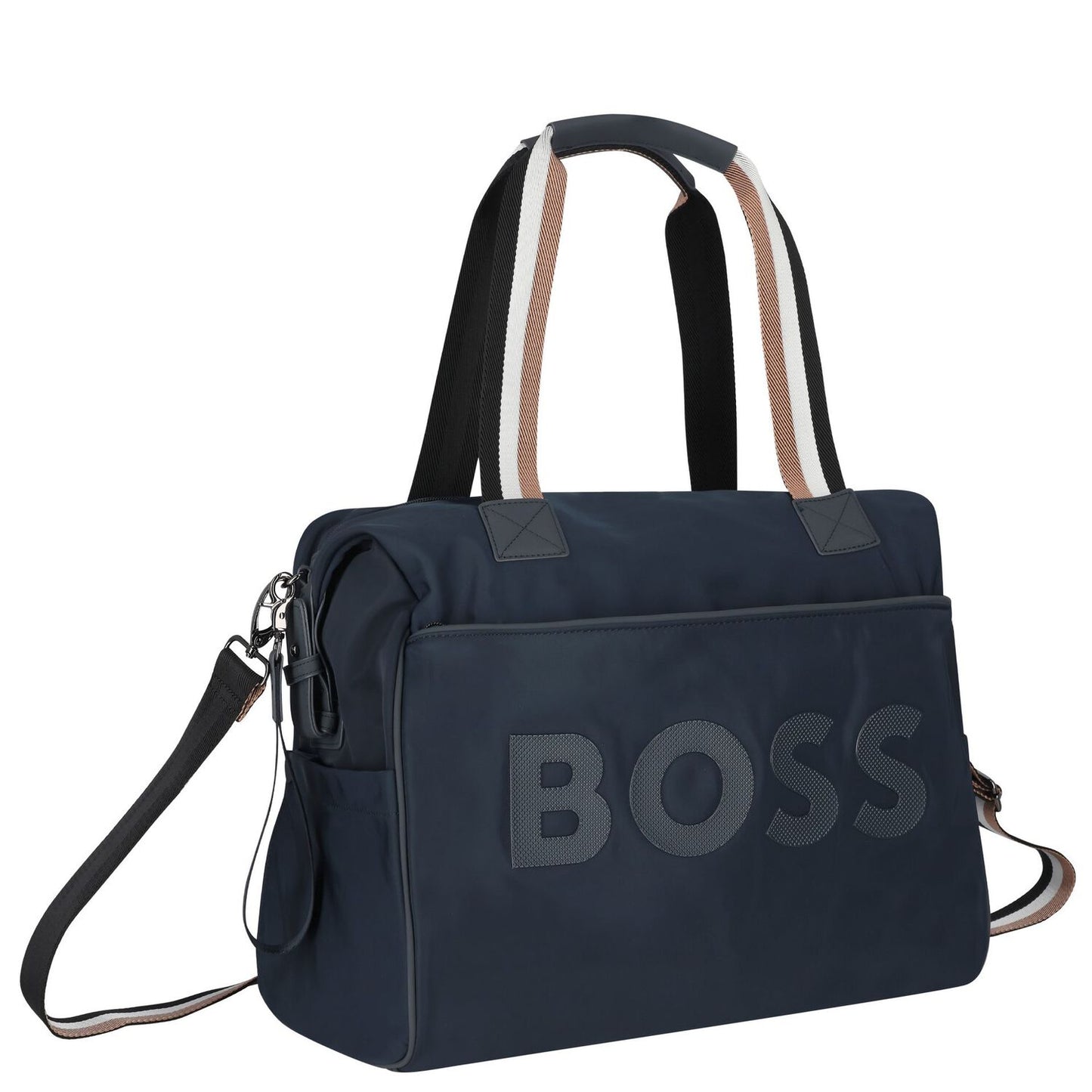 BOSS BABY Boy Navy Blue Logo Baby Changing Bag with Mat