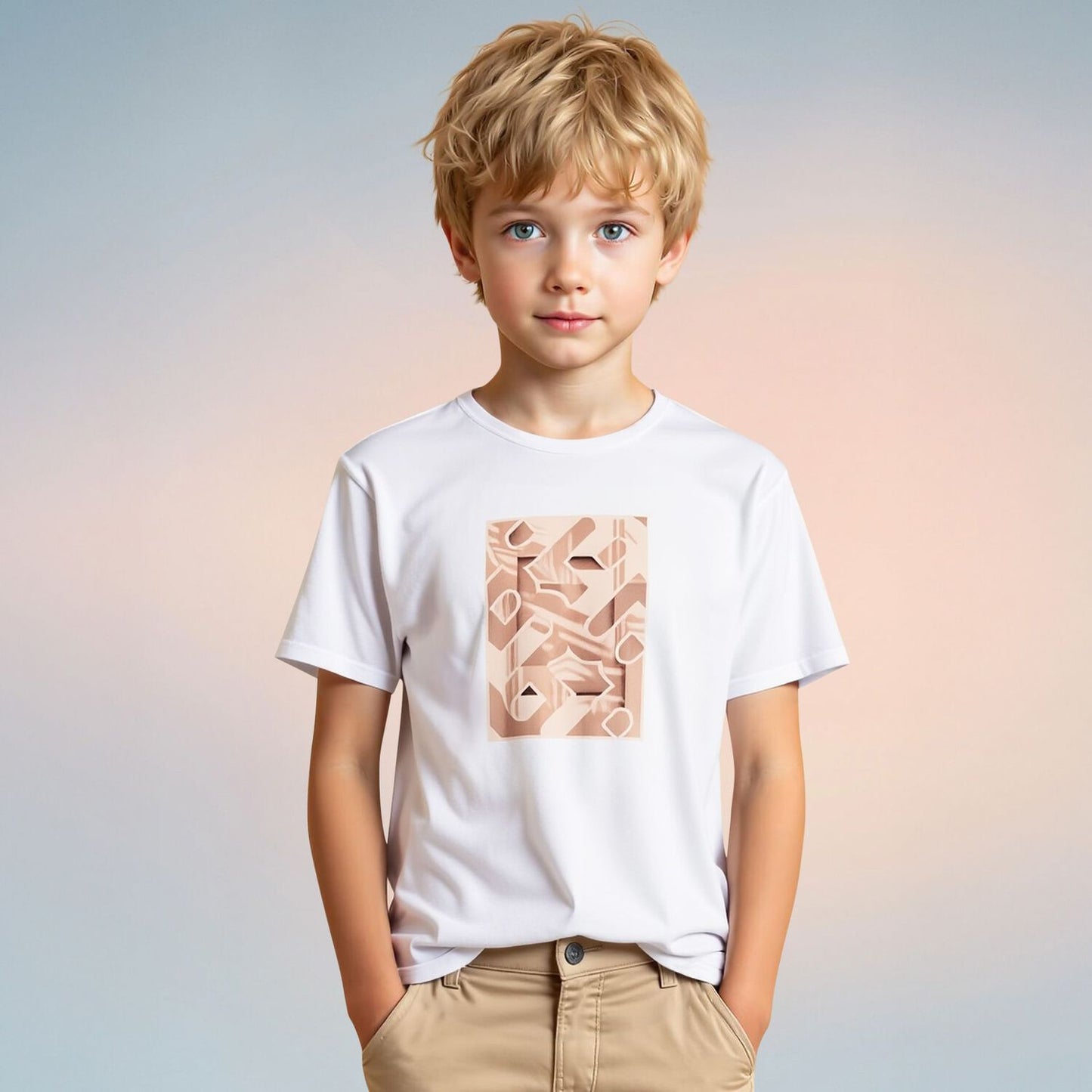 BOSS Boys White Logo T-Shirt