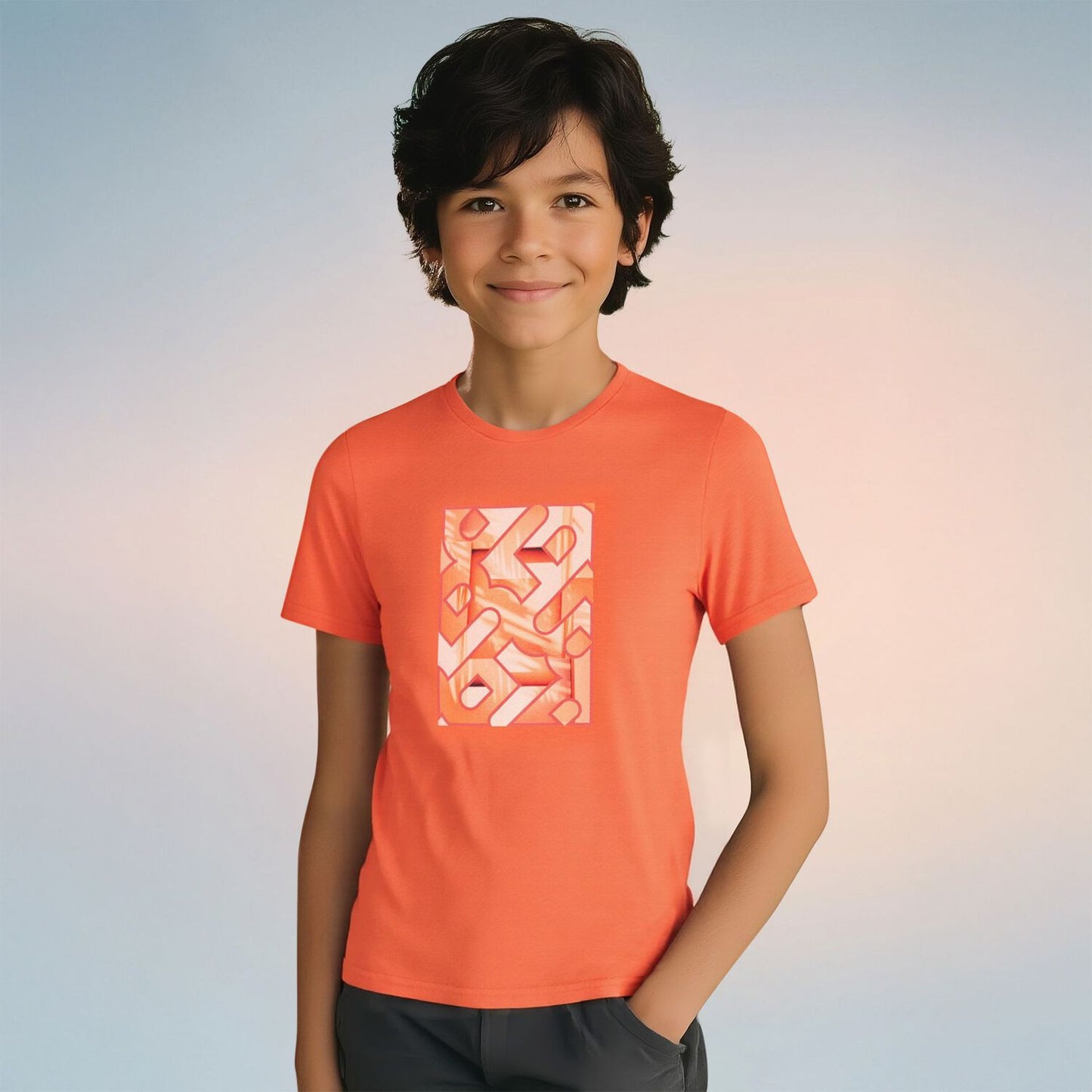 BOSS Boys Orange Logo T-Shirt