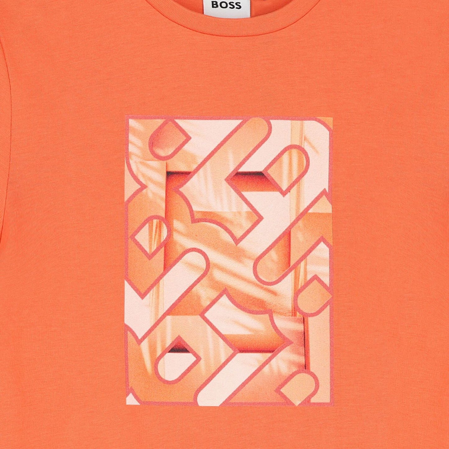BOSS Boys Orange Logo T-Shirt