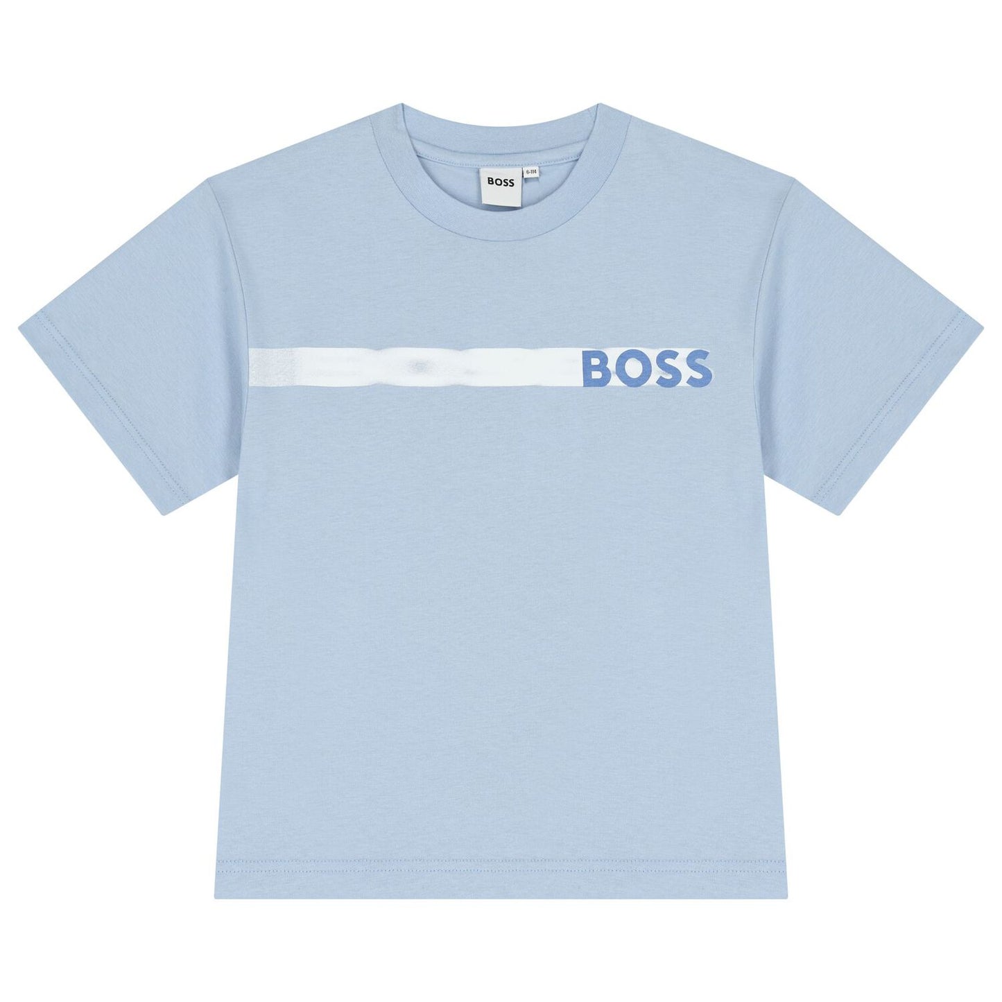 BOSS Boys Blue & Navy Blue Logo Shorts Set