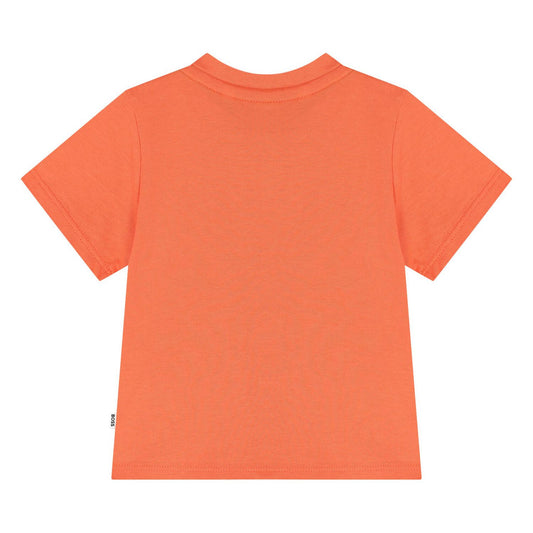BOSS Younger Boys Orange Logo T-Shirt