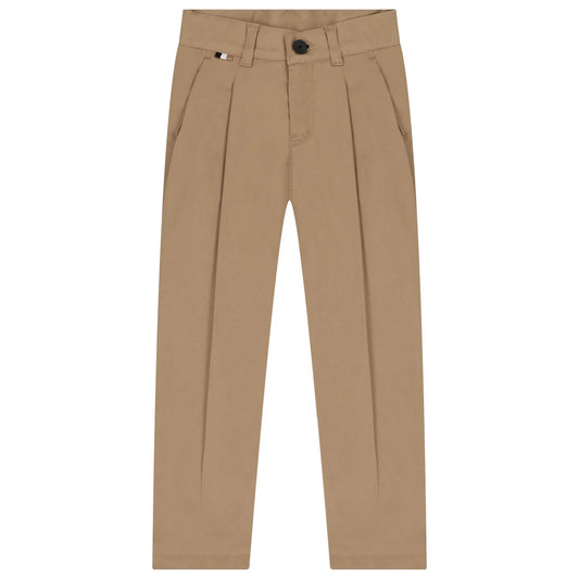 BOSS J52298/269 Boys Beige Trousers