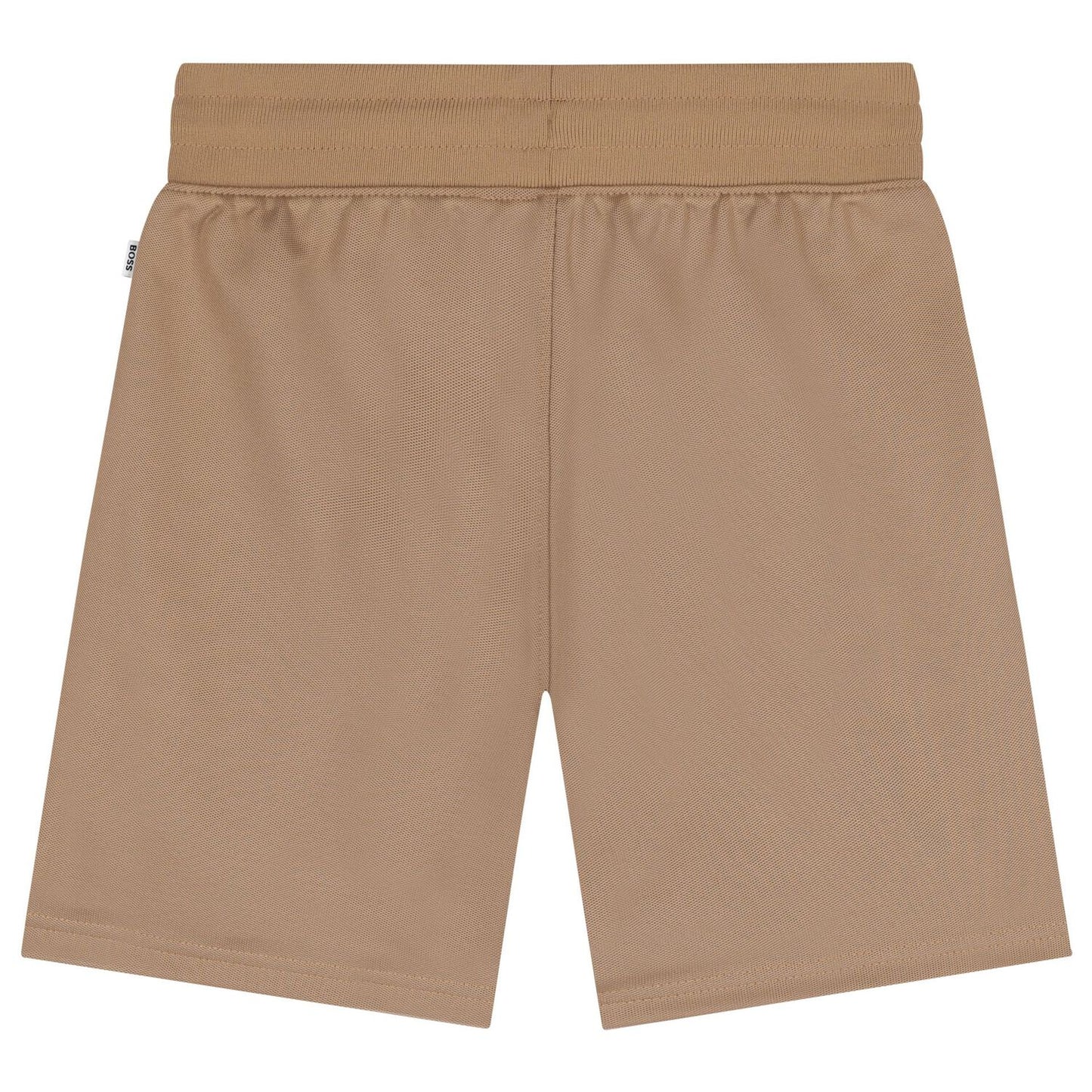 BOSS J52312/269 Boys Beige Logo Shorts