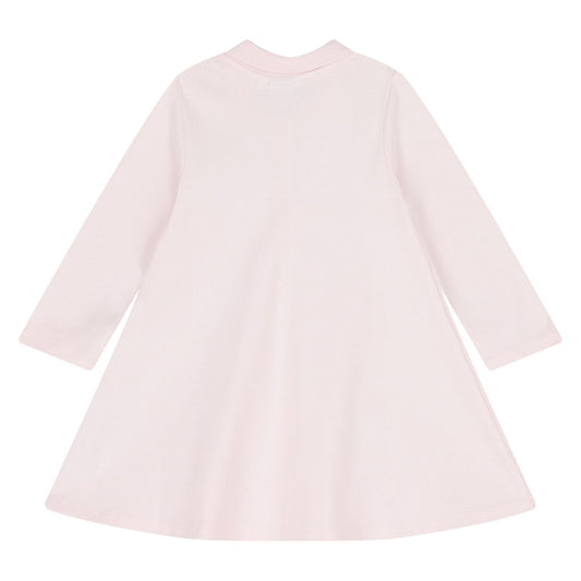 BOSS J52499/44L Younger Girls Pink Logo Polo Dress