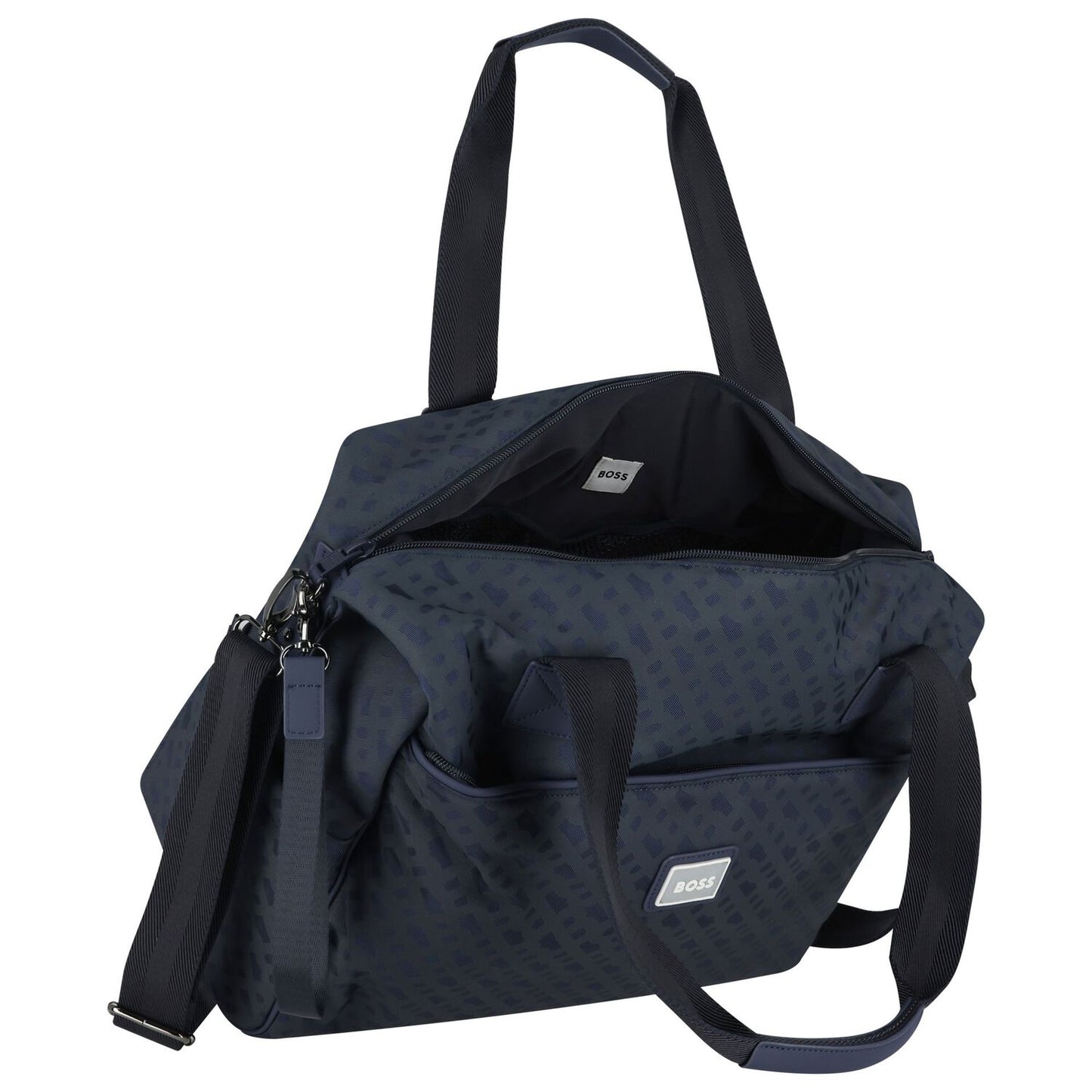 BOSS J52607/849 Navy Blue Logo Baby Changing Bag