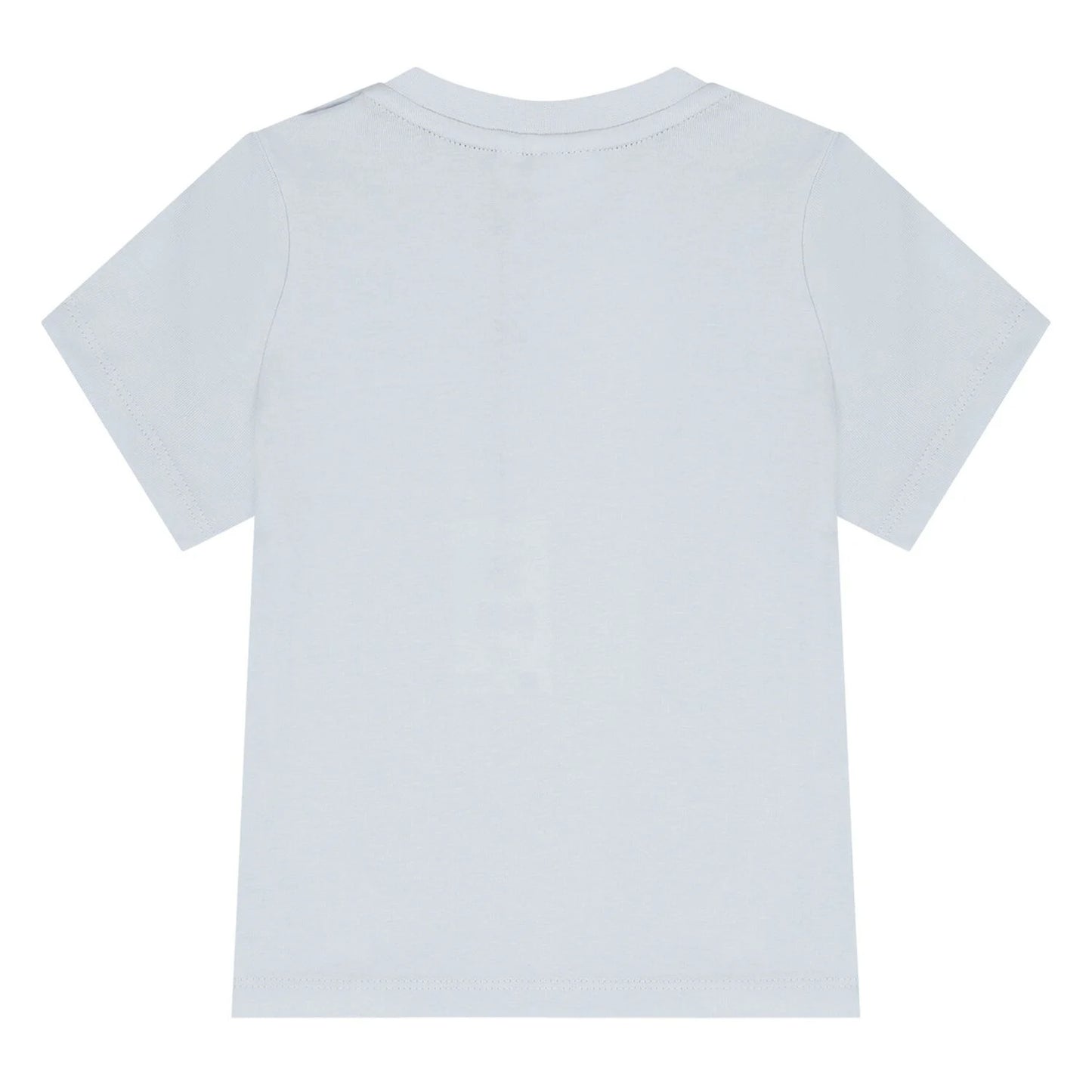 BOSS Younger Boys Mini Me Baby Blue Logo T-Shirt
