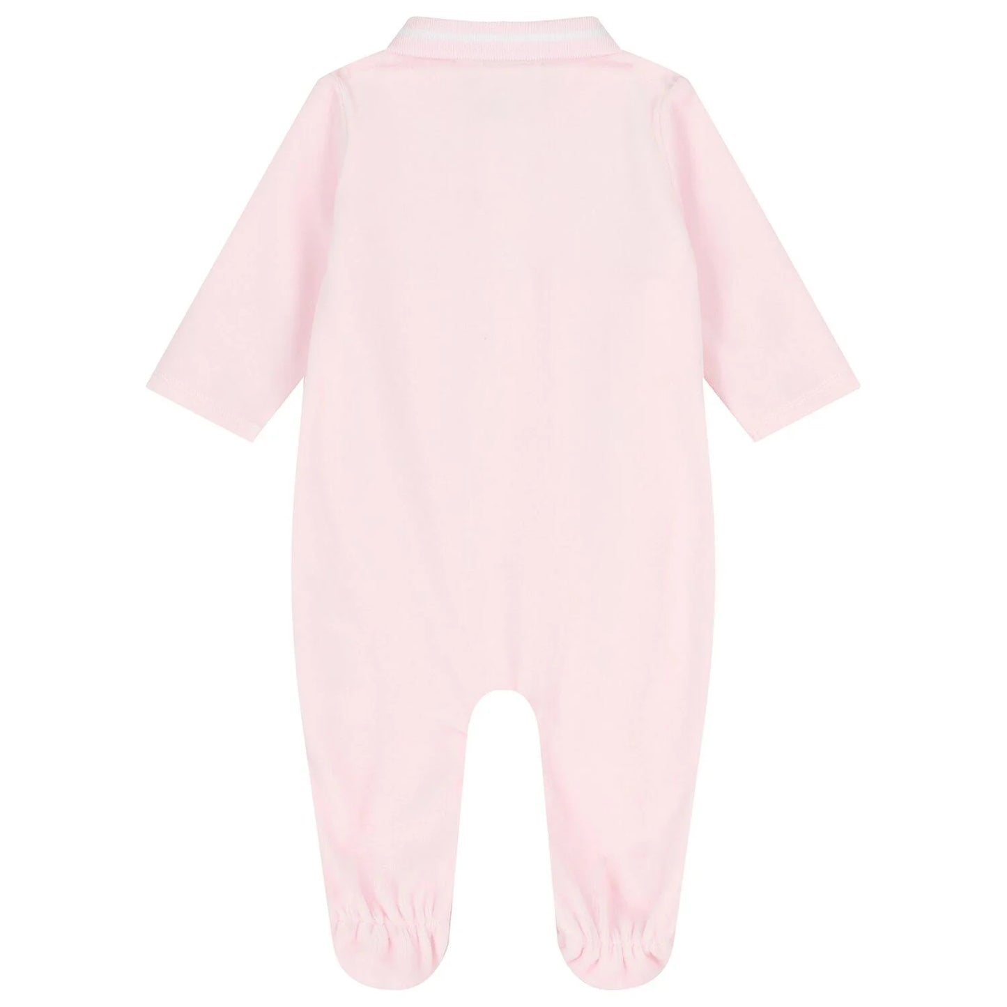 BOSS J52725/44L Baby Girls Pink & White Babygrow