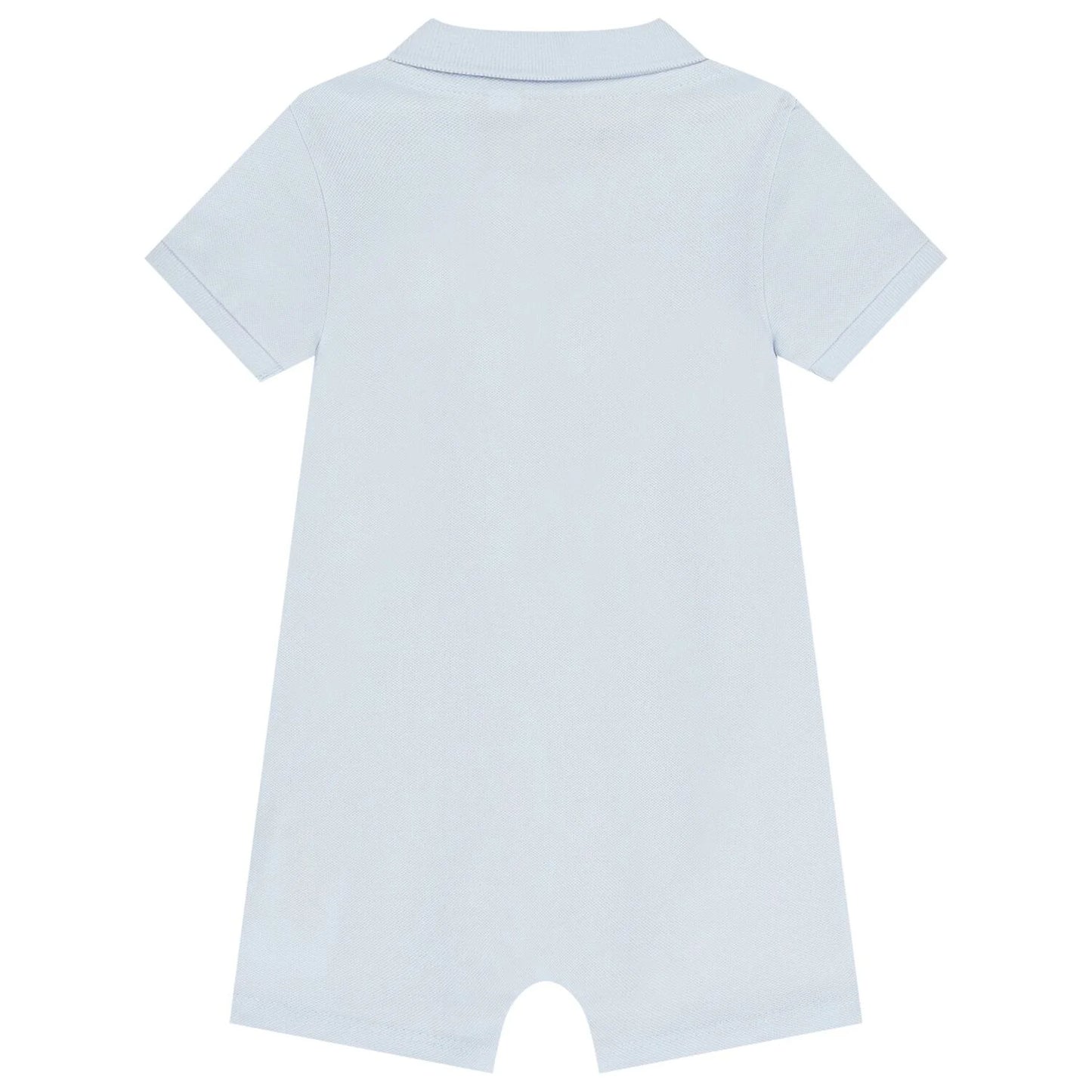 BOSS Baby Boys Baby Blue Logo Romper