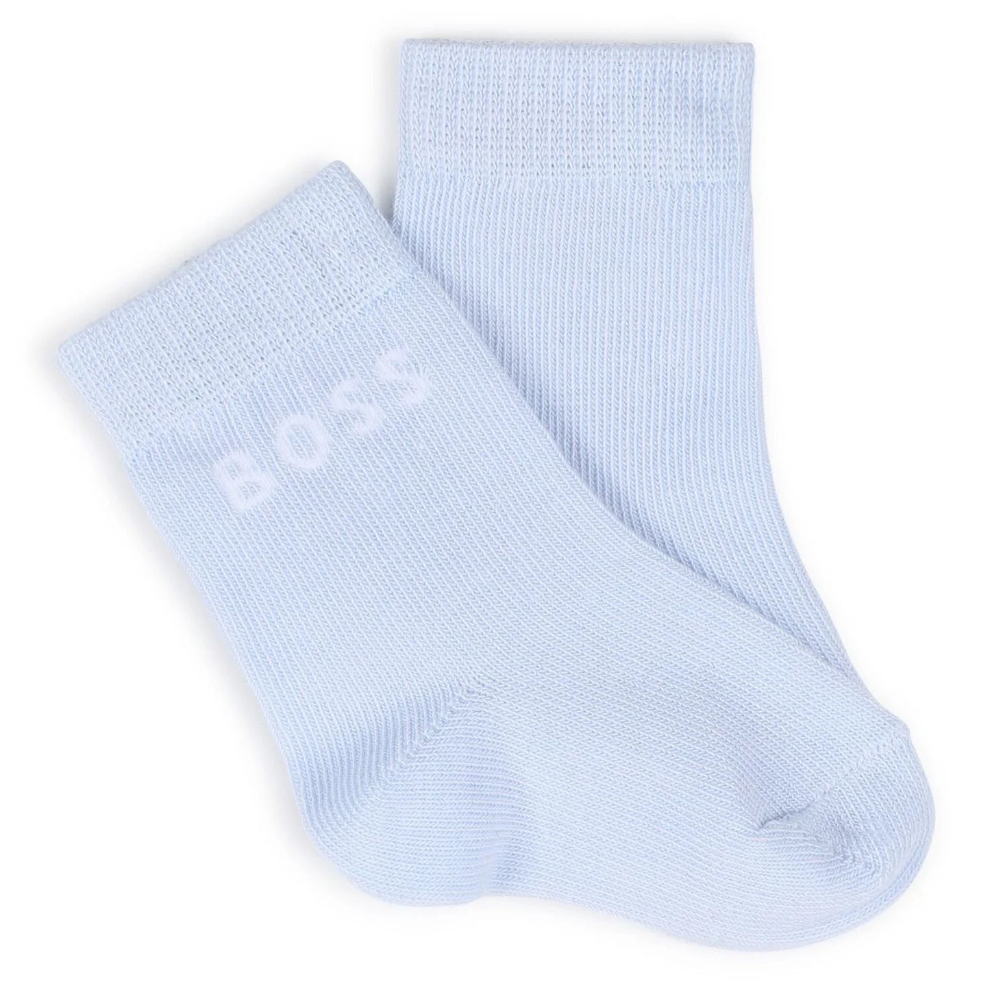 BOSS Baby Boys White, Blue & Navy Blue Logo Socks ( 3-Pack )