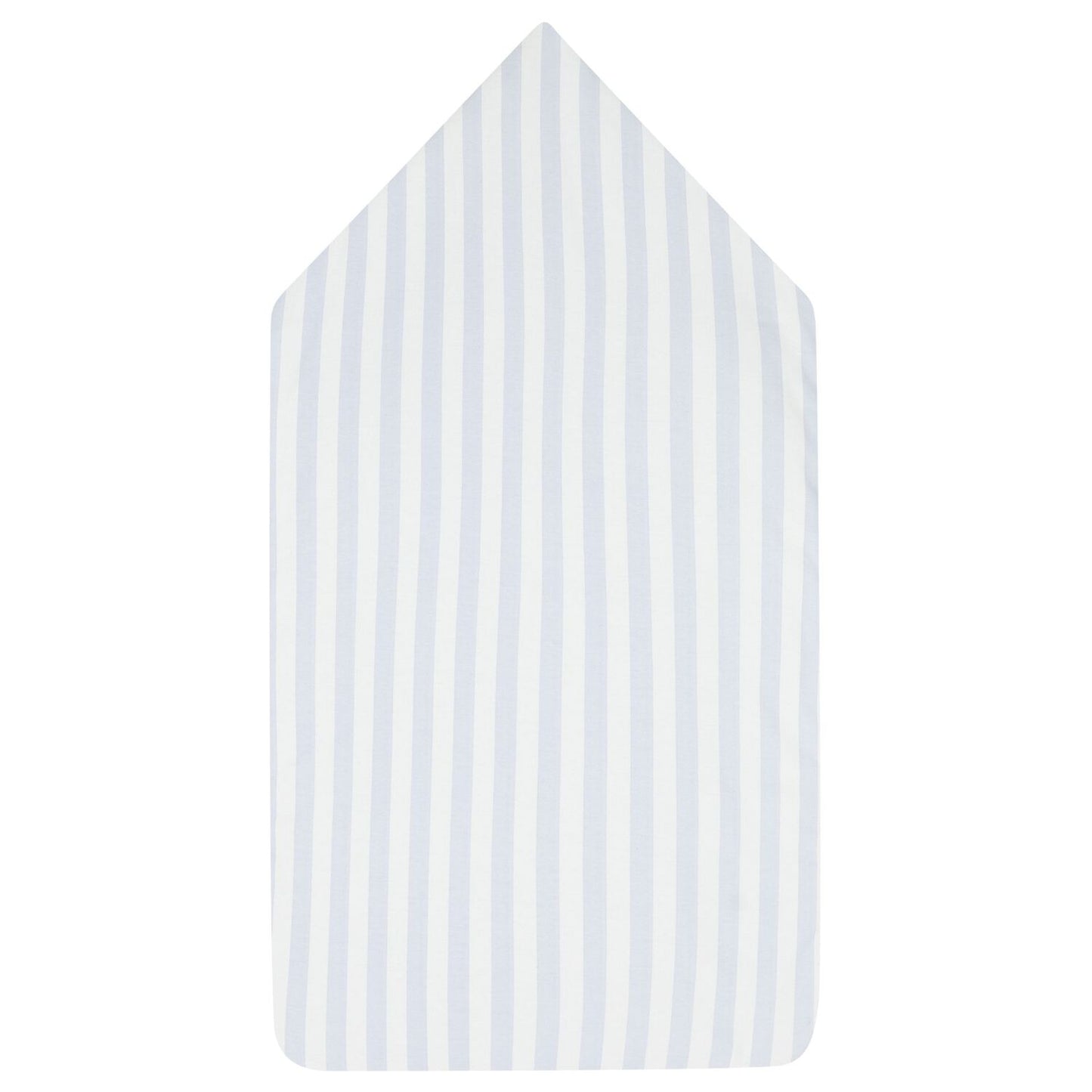 BOSS Baby Boys White & Baby Blue Striped Logo Nest