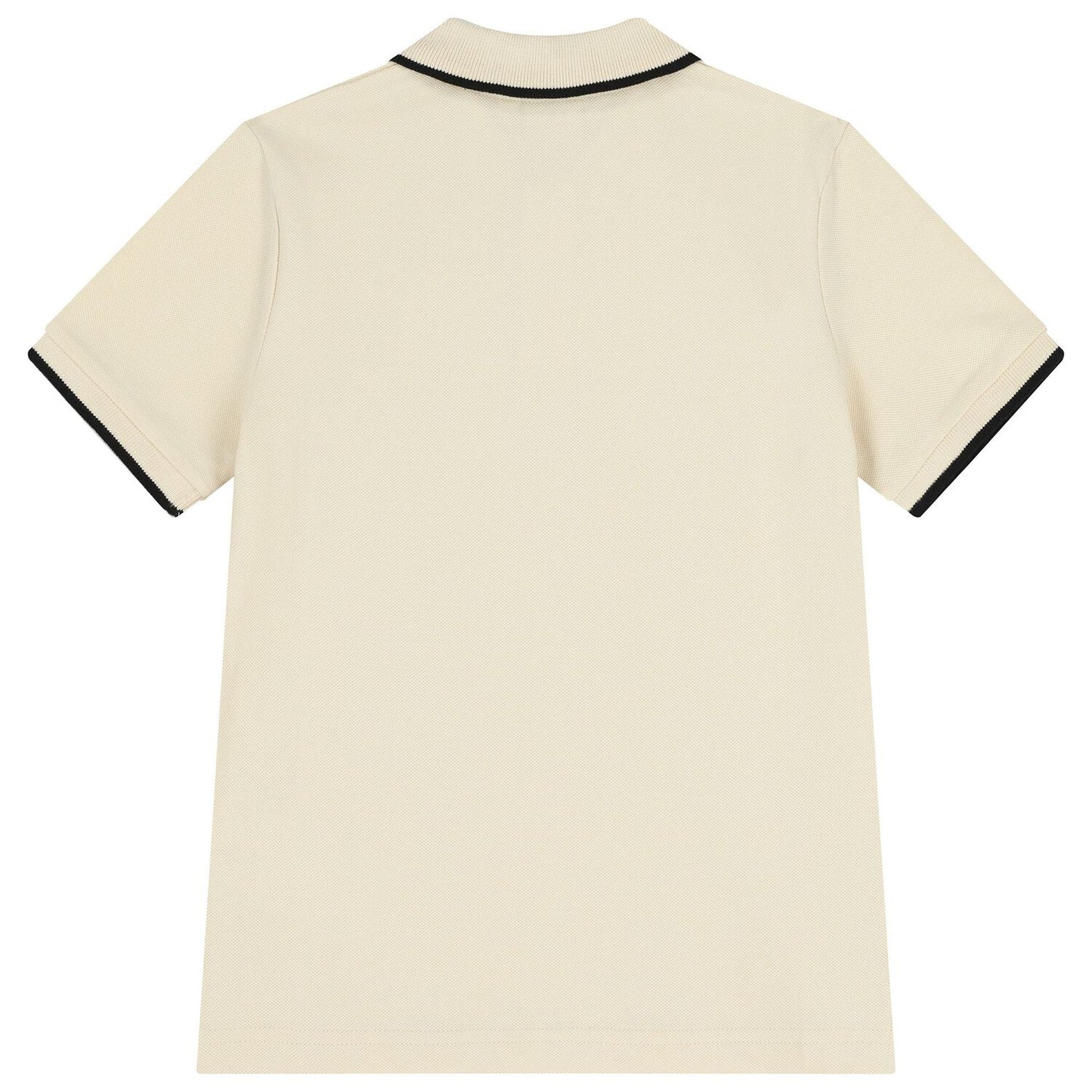 BOSS Boys Mini Me Ivory Logo Polo Shirt