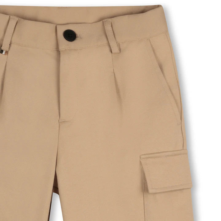 BOSS Boys Beige Shorts