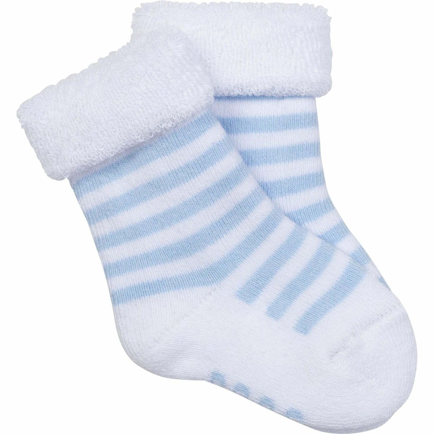 BOSS Baby Boys Baby Blue & White Logo Socks ( 2-Pack )