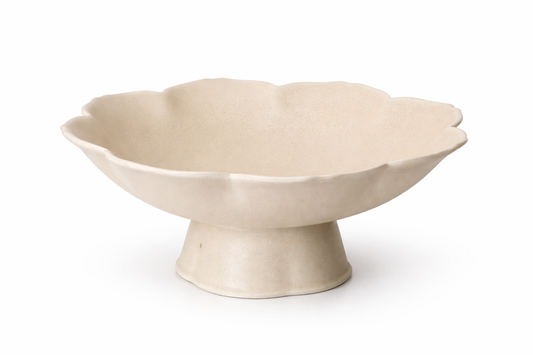 Ceramic Beige Decorative Bowl