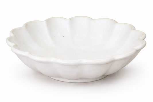 Scallop White Small Bowl