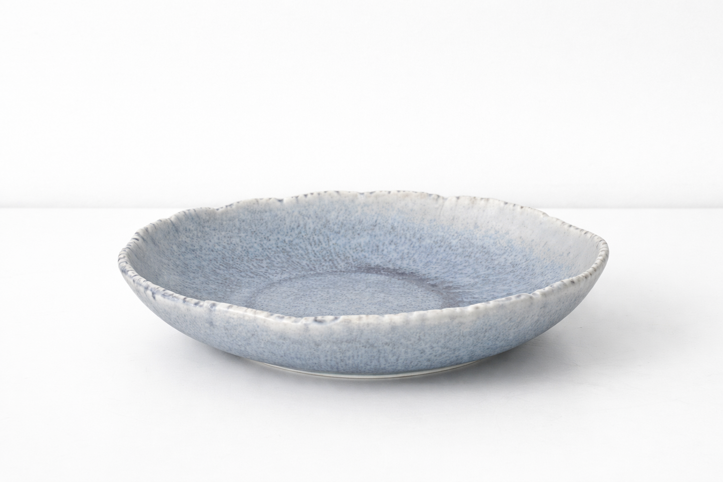 Ceramic Wide Blue Bowl