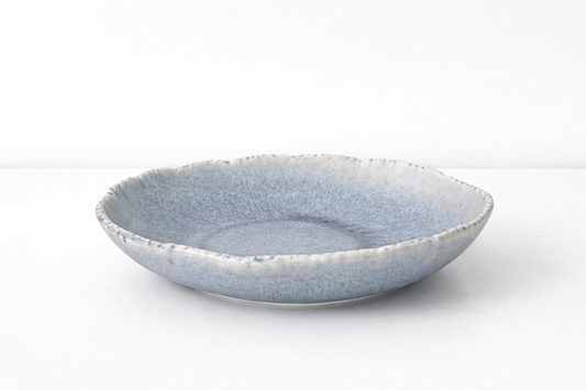 Ceramic Wide Blue Bowl
