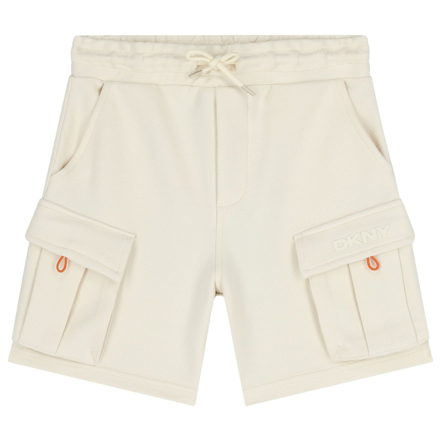 DKNY Boys Ivory Logo Shorts