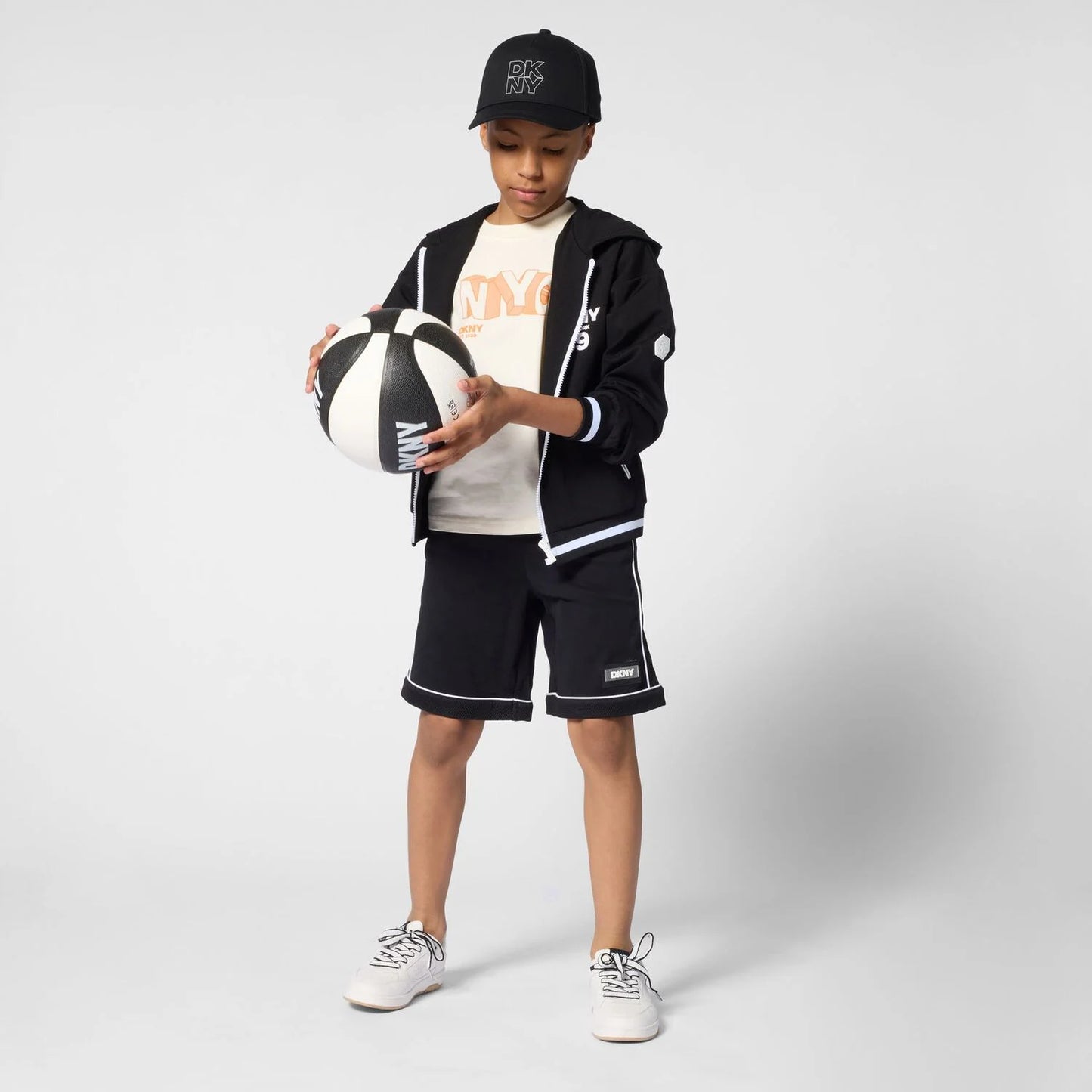 DKNY Boys Ivory Logo T-Shirt