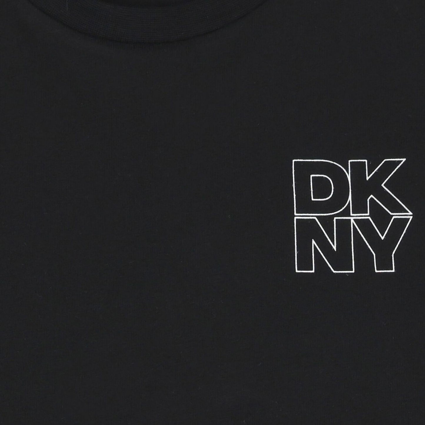 DKNY Mini Me Black Logo T-Shirt