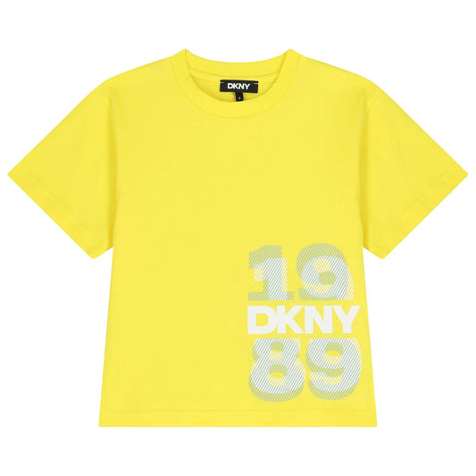 DKNY Yellow Logo T-Shirt