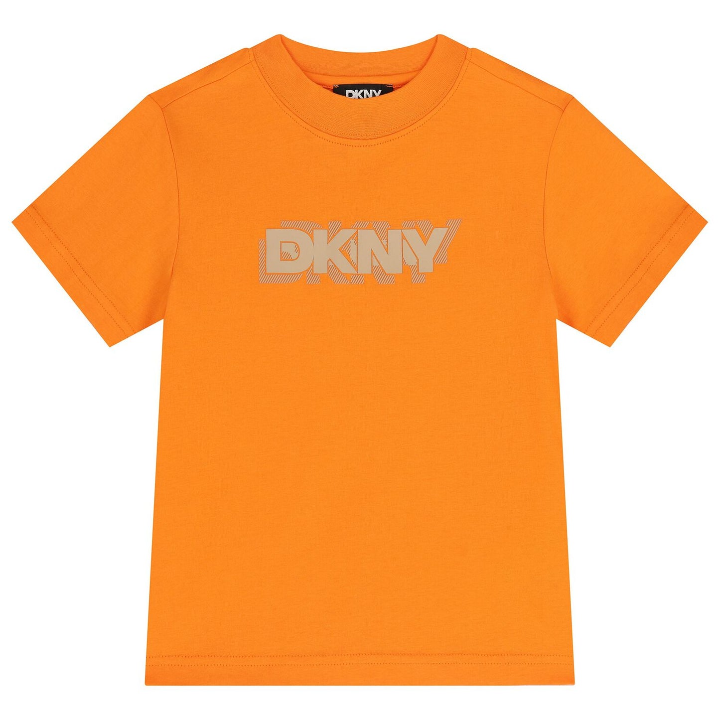 DKNY Boys Orange Logo T-Shirt