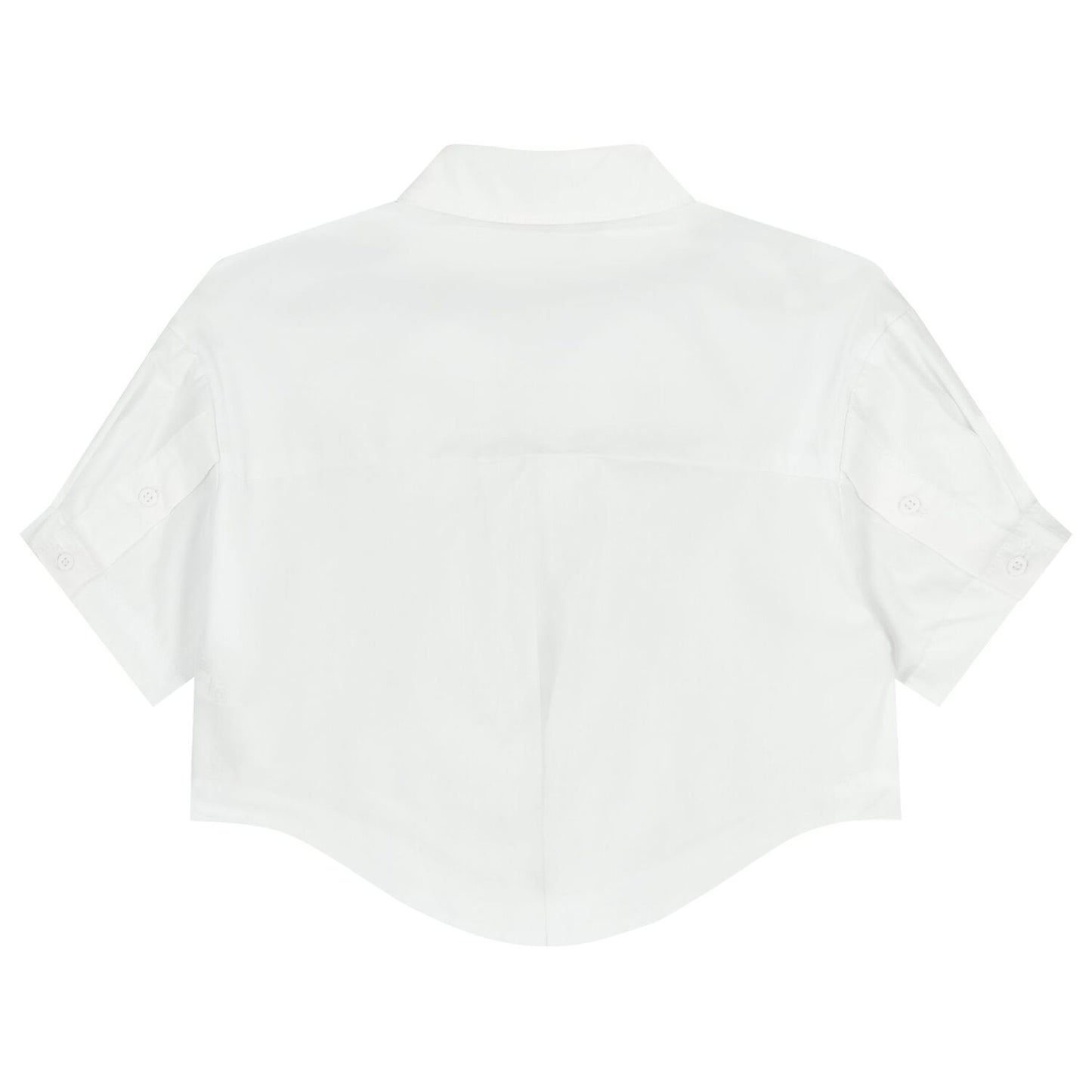 DKNY Girls Mini Me White Diamante Logo Shirt