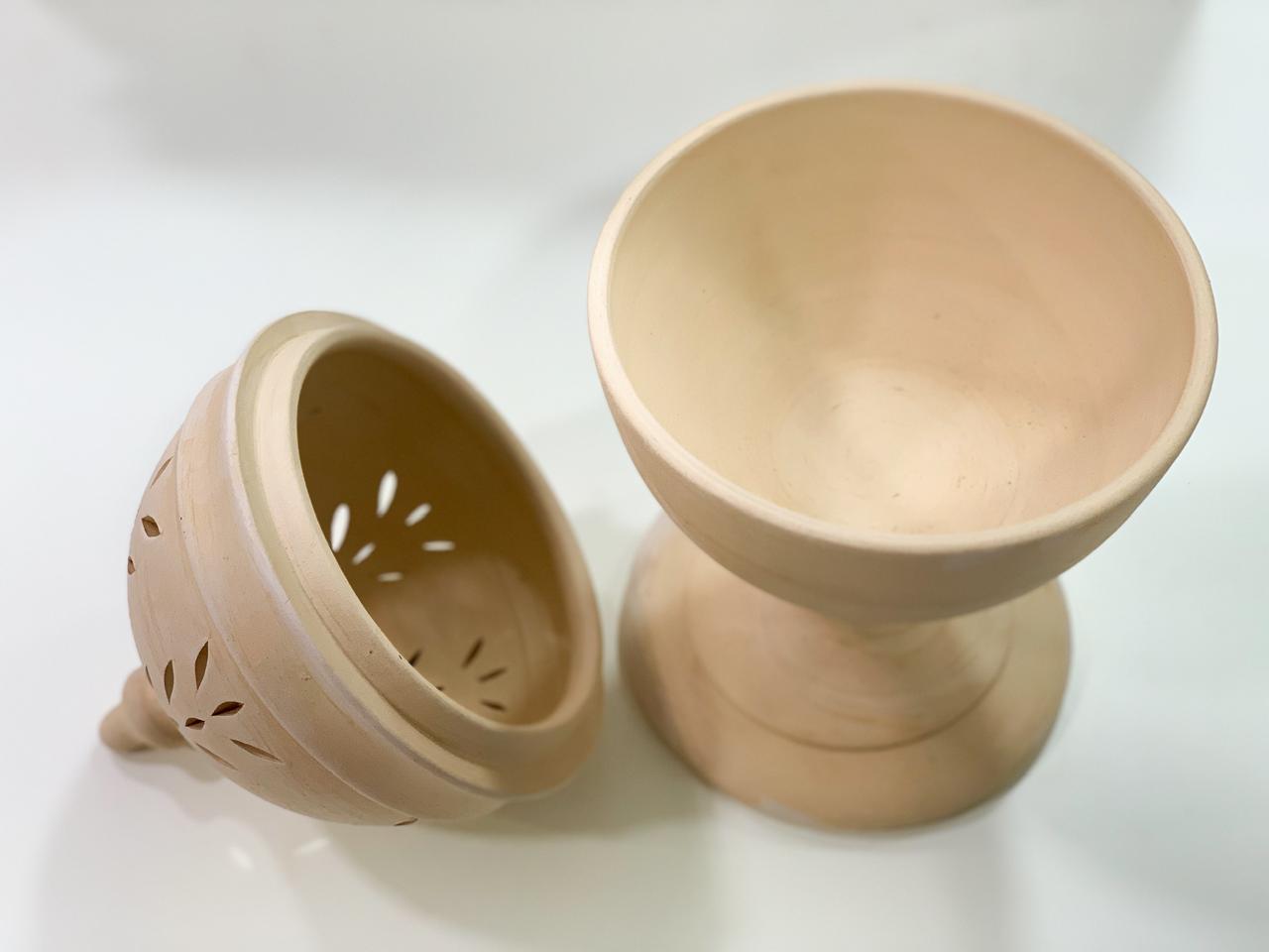 BP-5931381 Ceramic Pot Makhbar with Lid