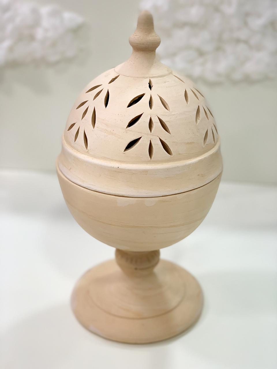 BP-5931381 Ceramic Pot Makhbar with Lid