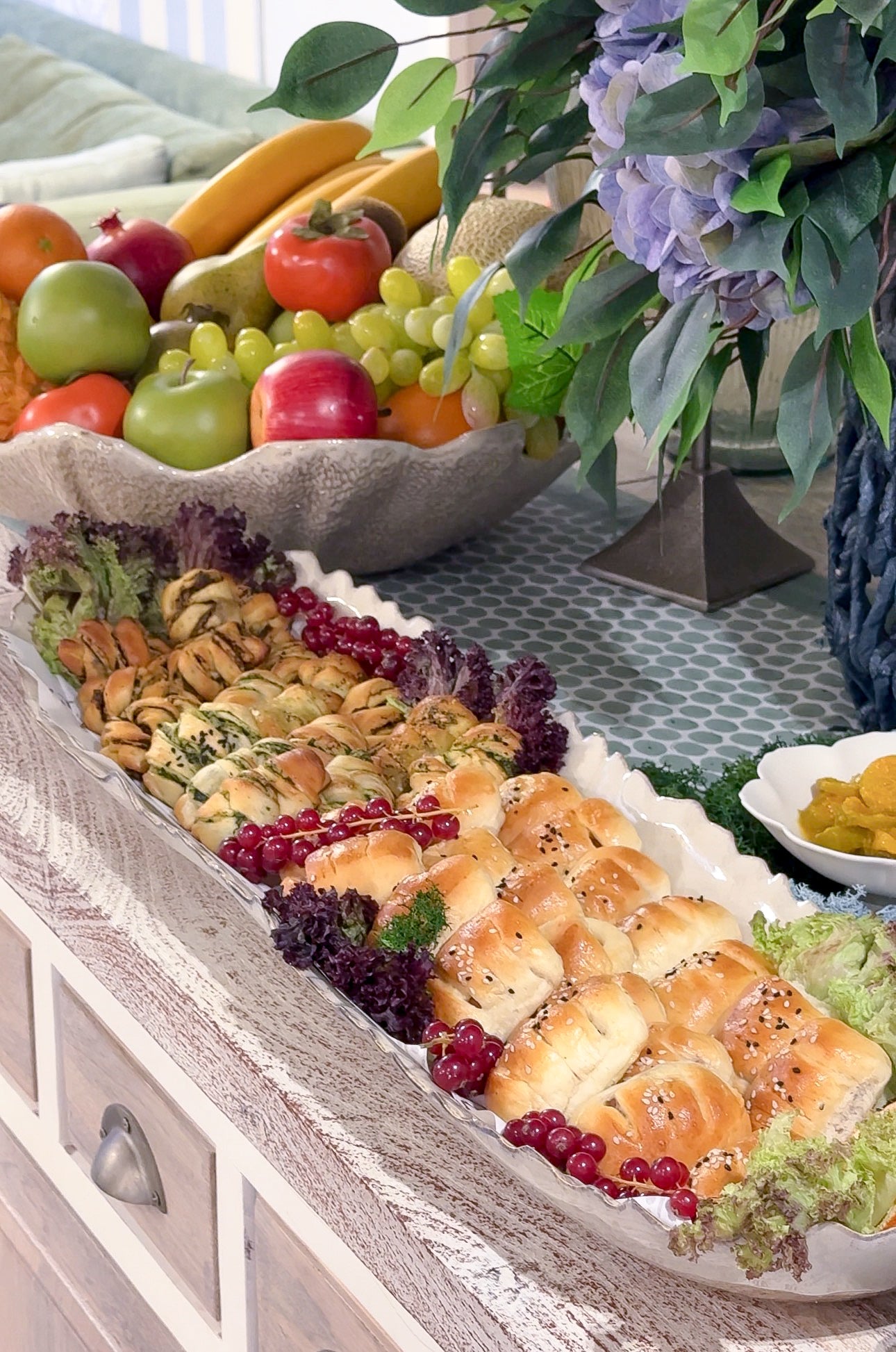 Long Ceramic Serving tray