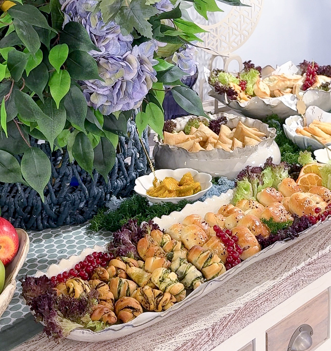 Long Ceramic Serving tray