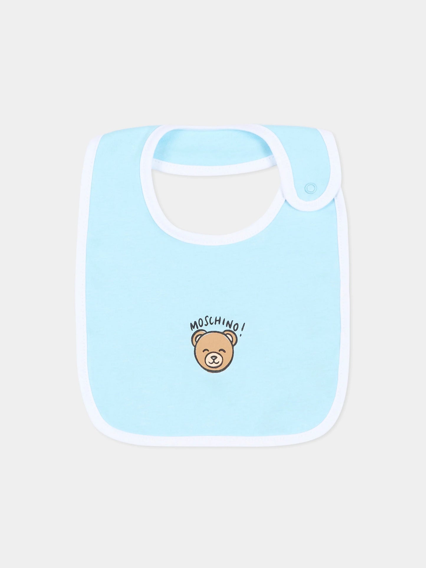 MOSCHINO Set of Baby Logo Bibs