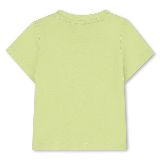 BOSS Younger Boys Lime Logo T-Shirt